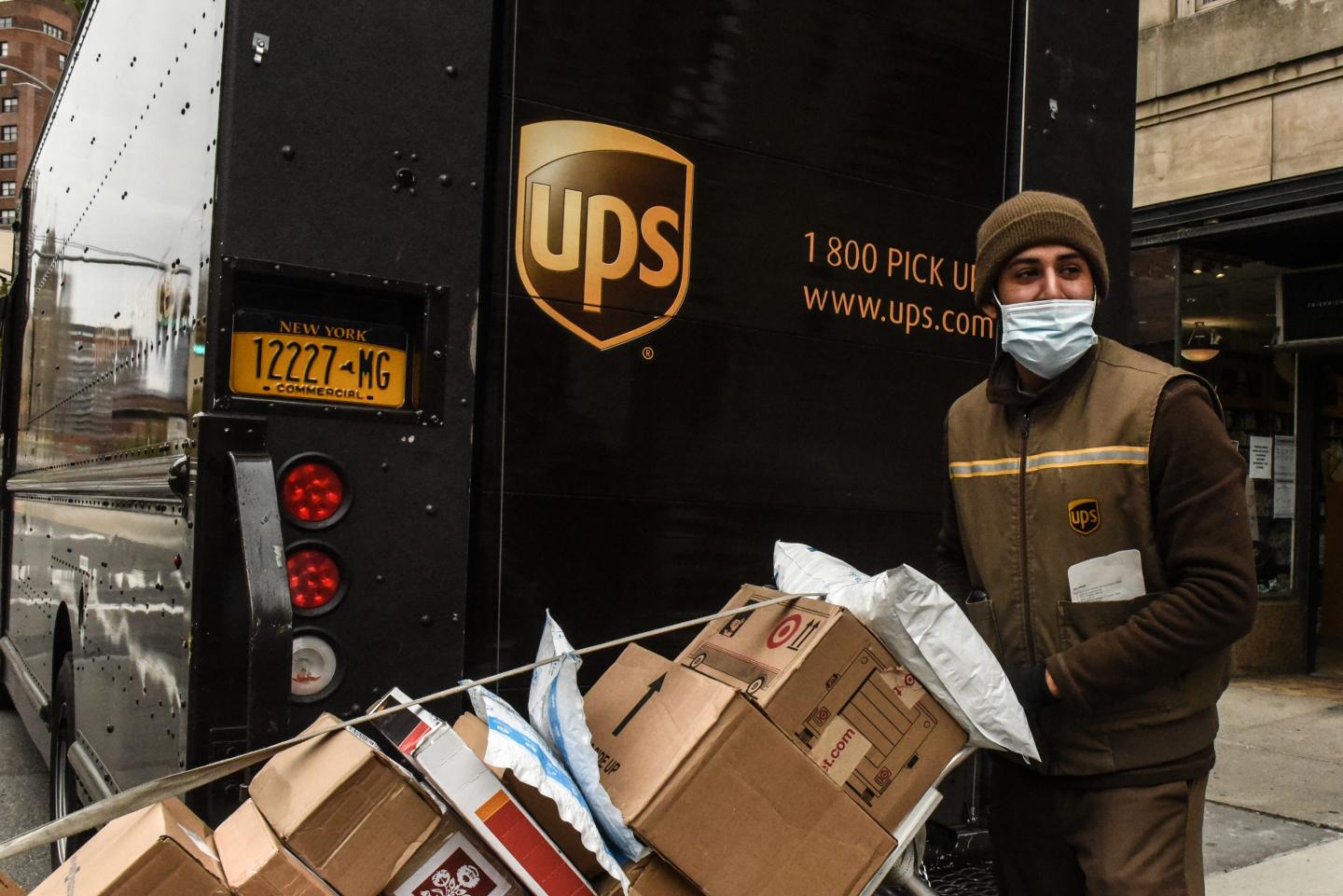 UPS delivery man