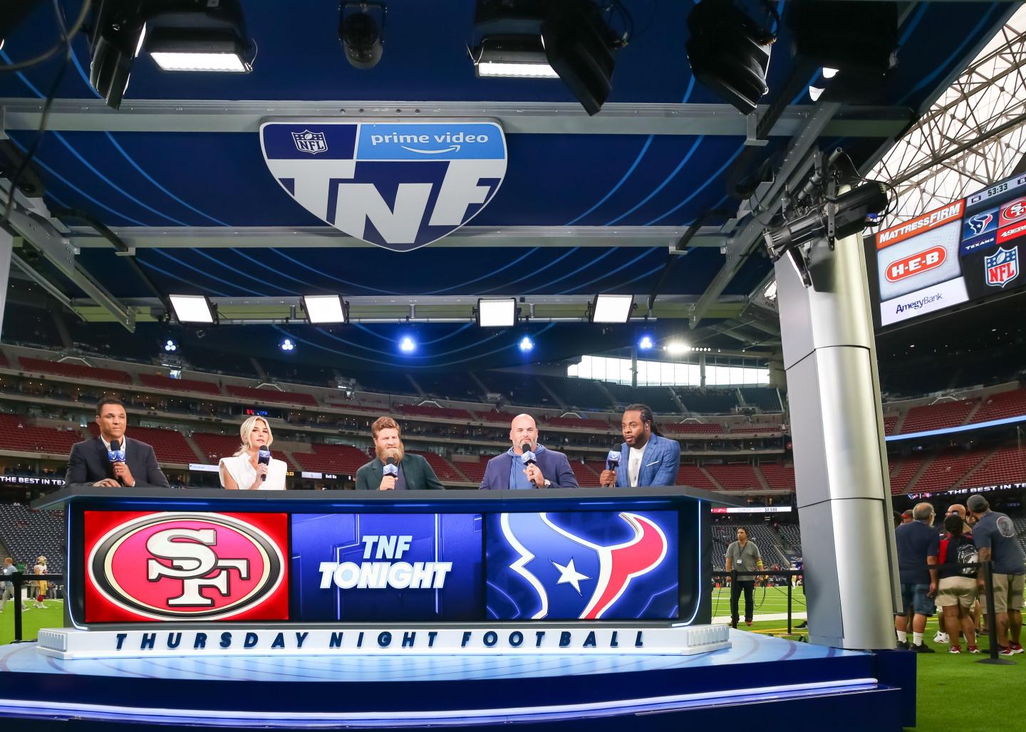 Amazon's Thursday Night Football broadcast booth
