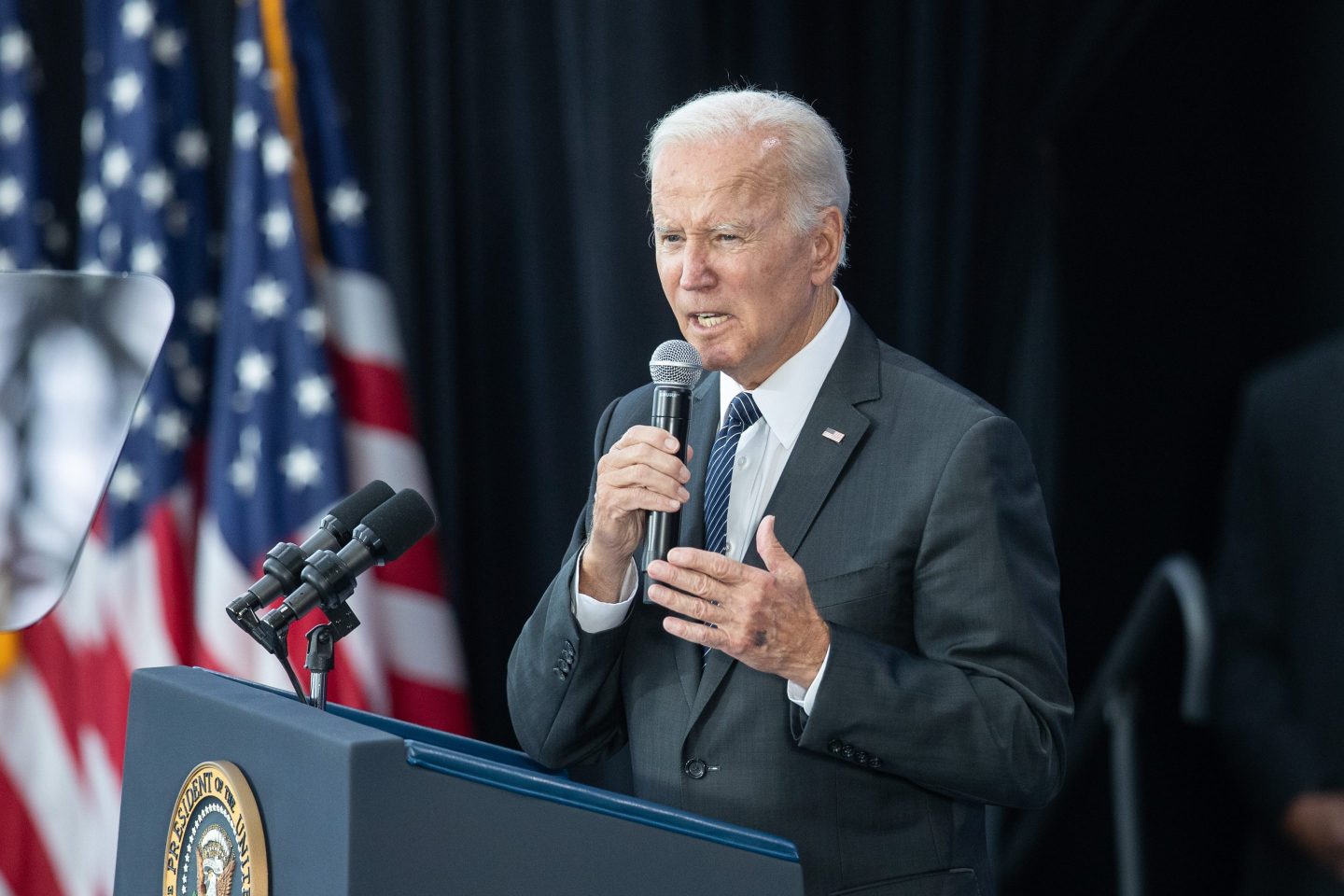 President Joe Biden takes measures to fortify U.S. tech leadership.