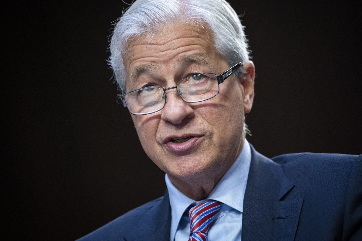 JPMorgan Chase CEO Jamie Dimon appeared in front of the Senate Banking, Housing, and Urban Affairs Committee hearing on Thursday.