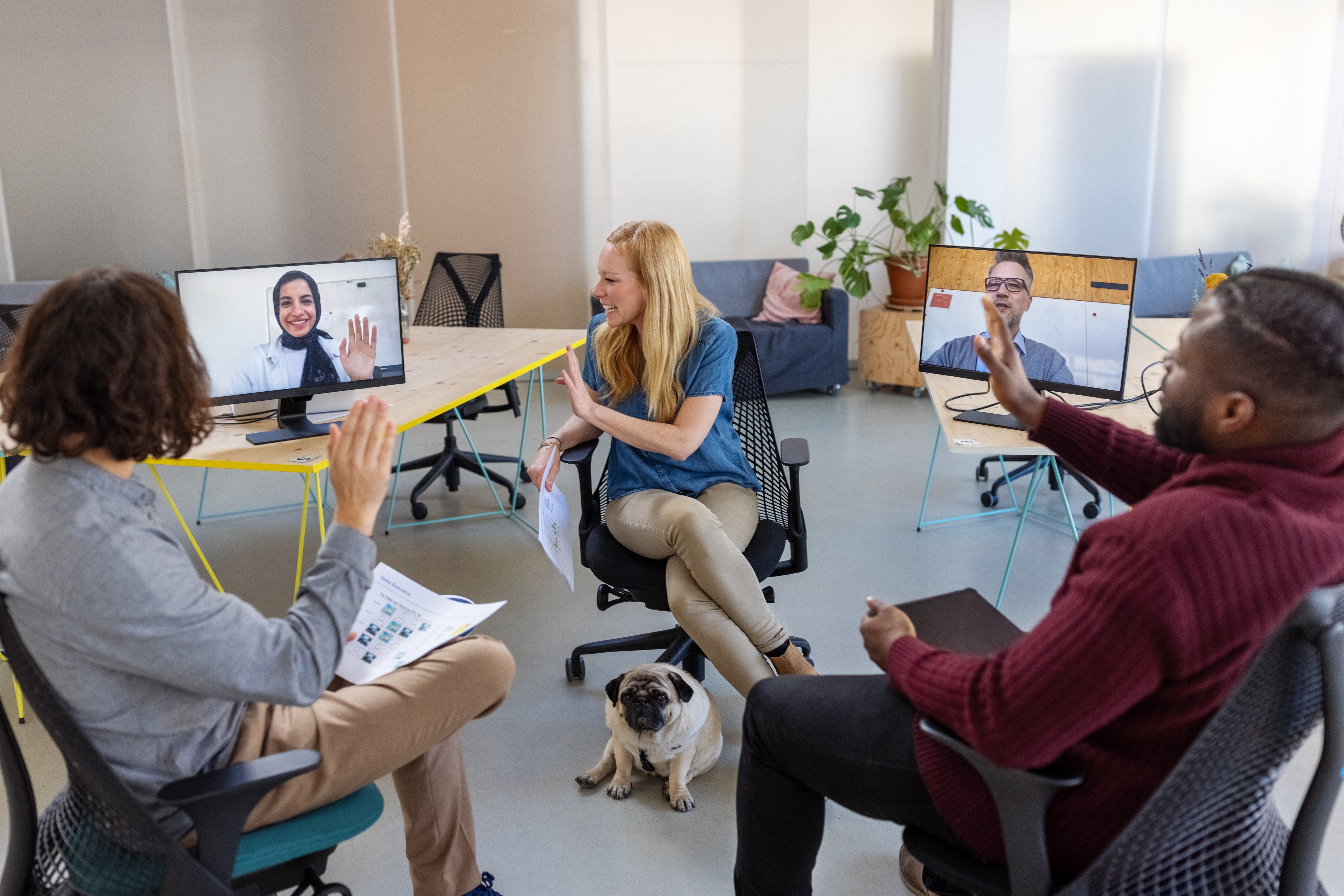 Hybrid work supports work-life balance but can also reduce office-related spending. 