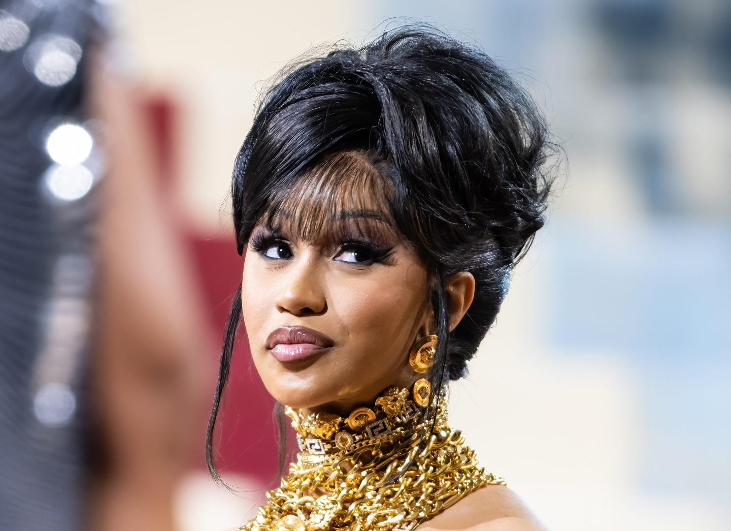 Cardi B arrives to The 2022 Met Gala