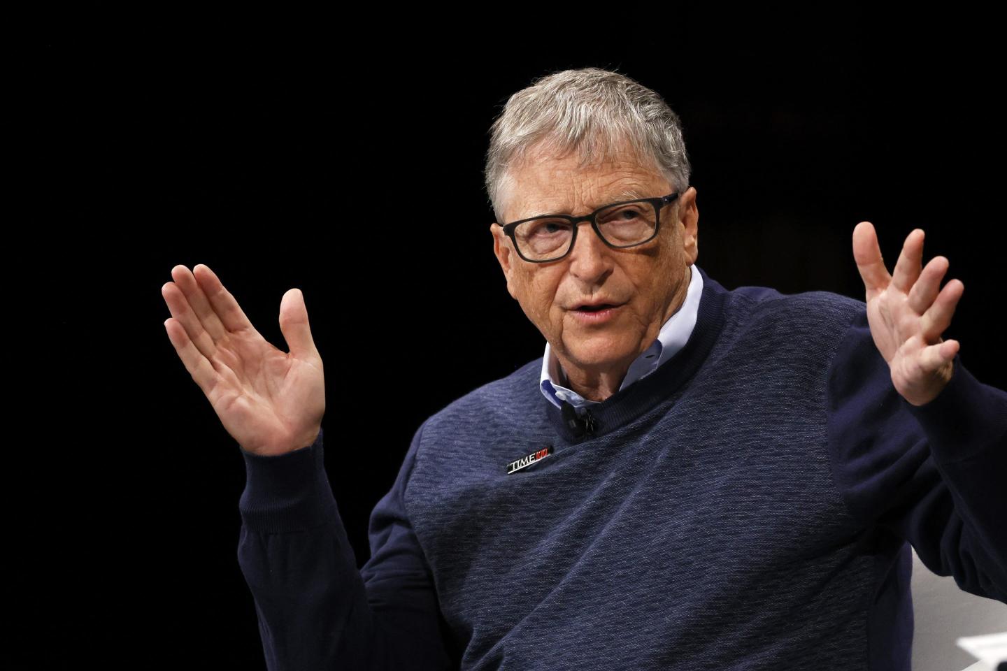 Bill Gates at TIME100 summit