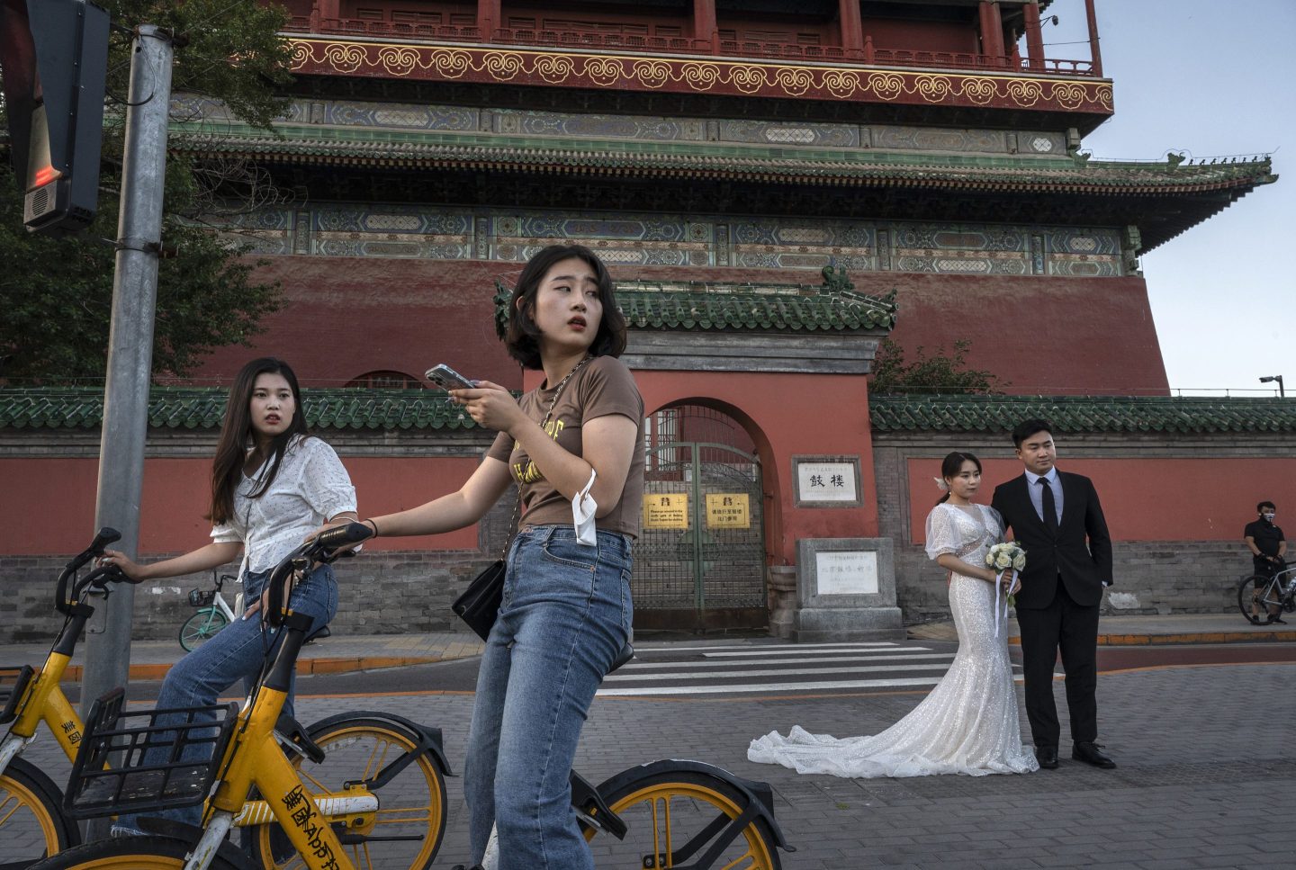 A pre-wedding snapshot in Beijing, July 2022.