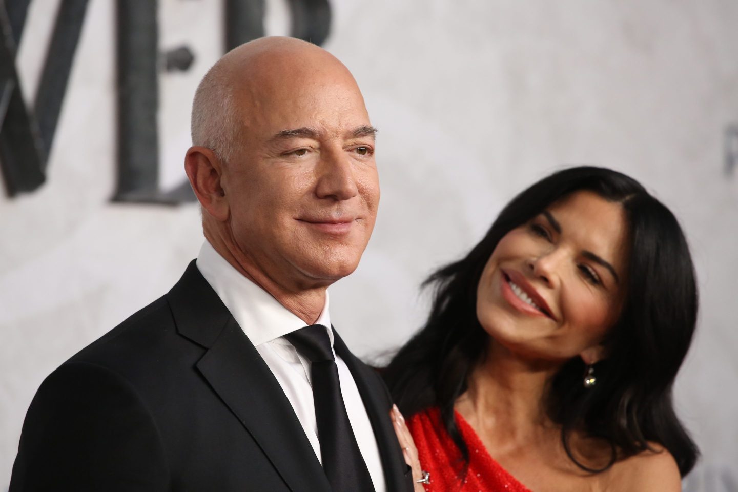 Jeff Bezos and Lauren Sánchez attend "The Lord Of The Rings: The Rings Of Power" World Premiere