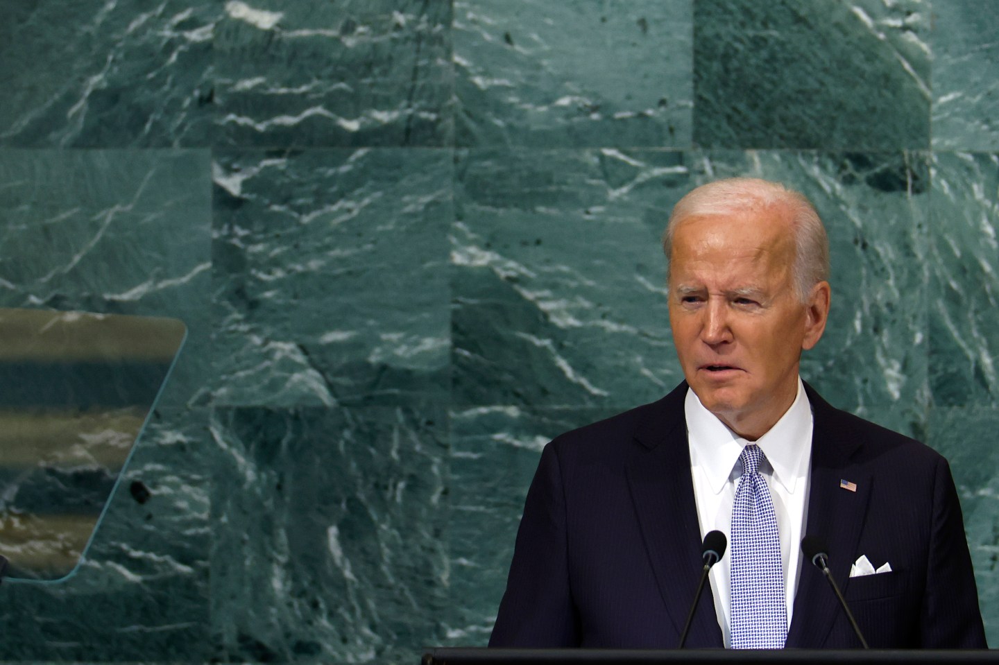 Joe Biden at the United Nations.