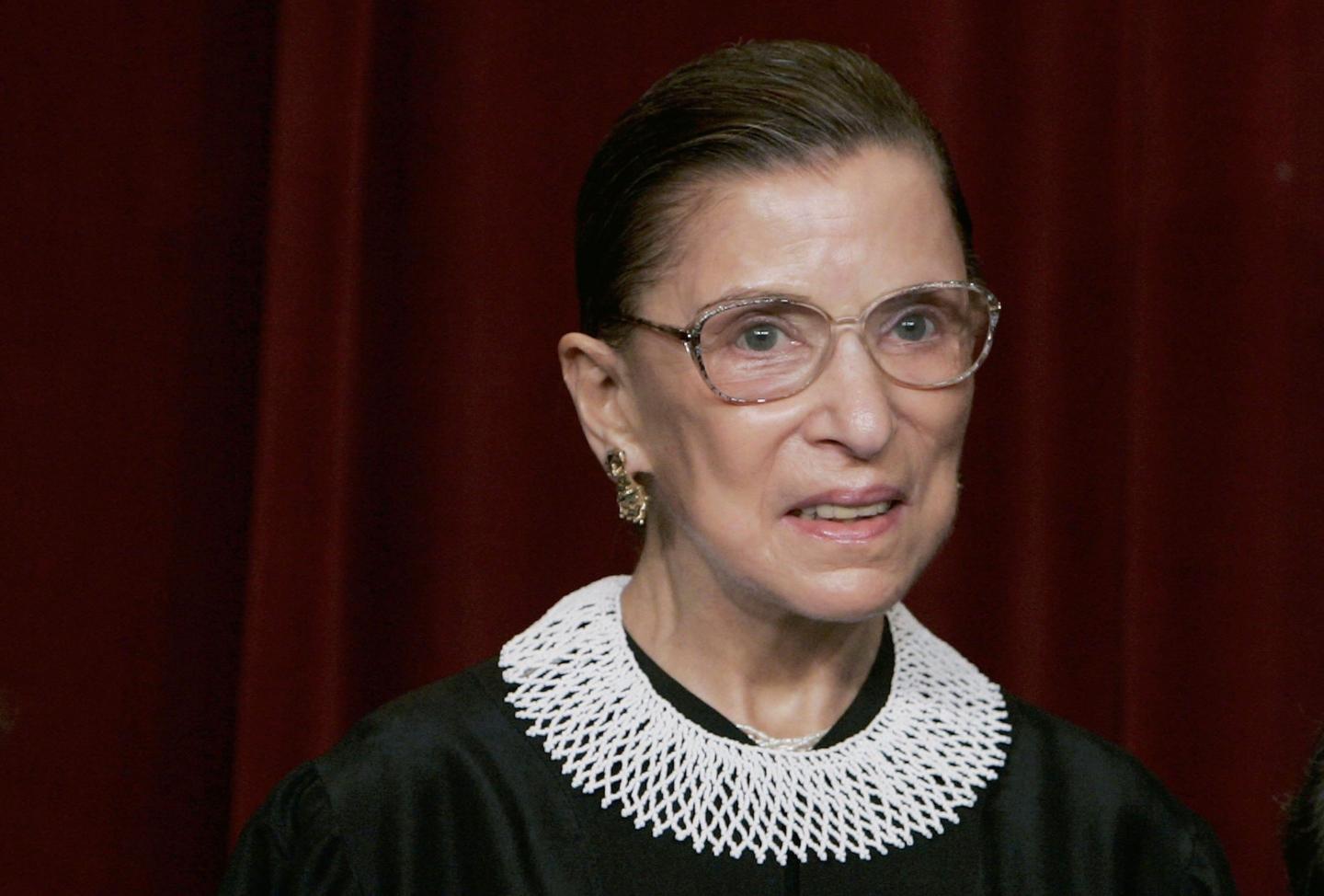 Former Supreme Court Justice Ruth Bader Ginsburg