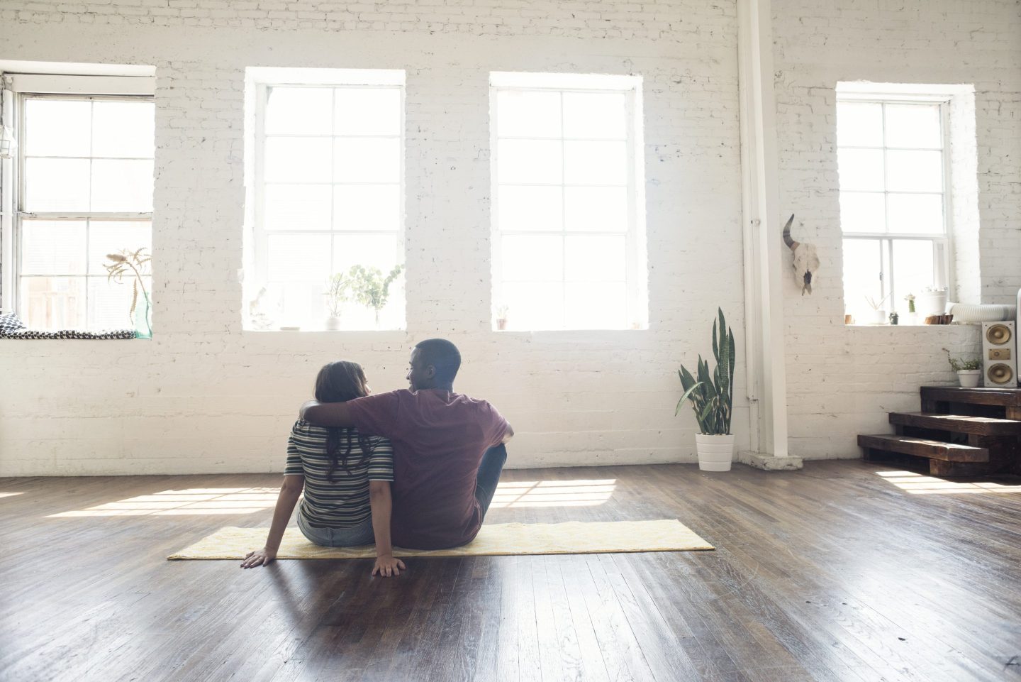 Moving in with a partner can raise more questions than just who gets the couch and who's paying what bills.