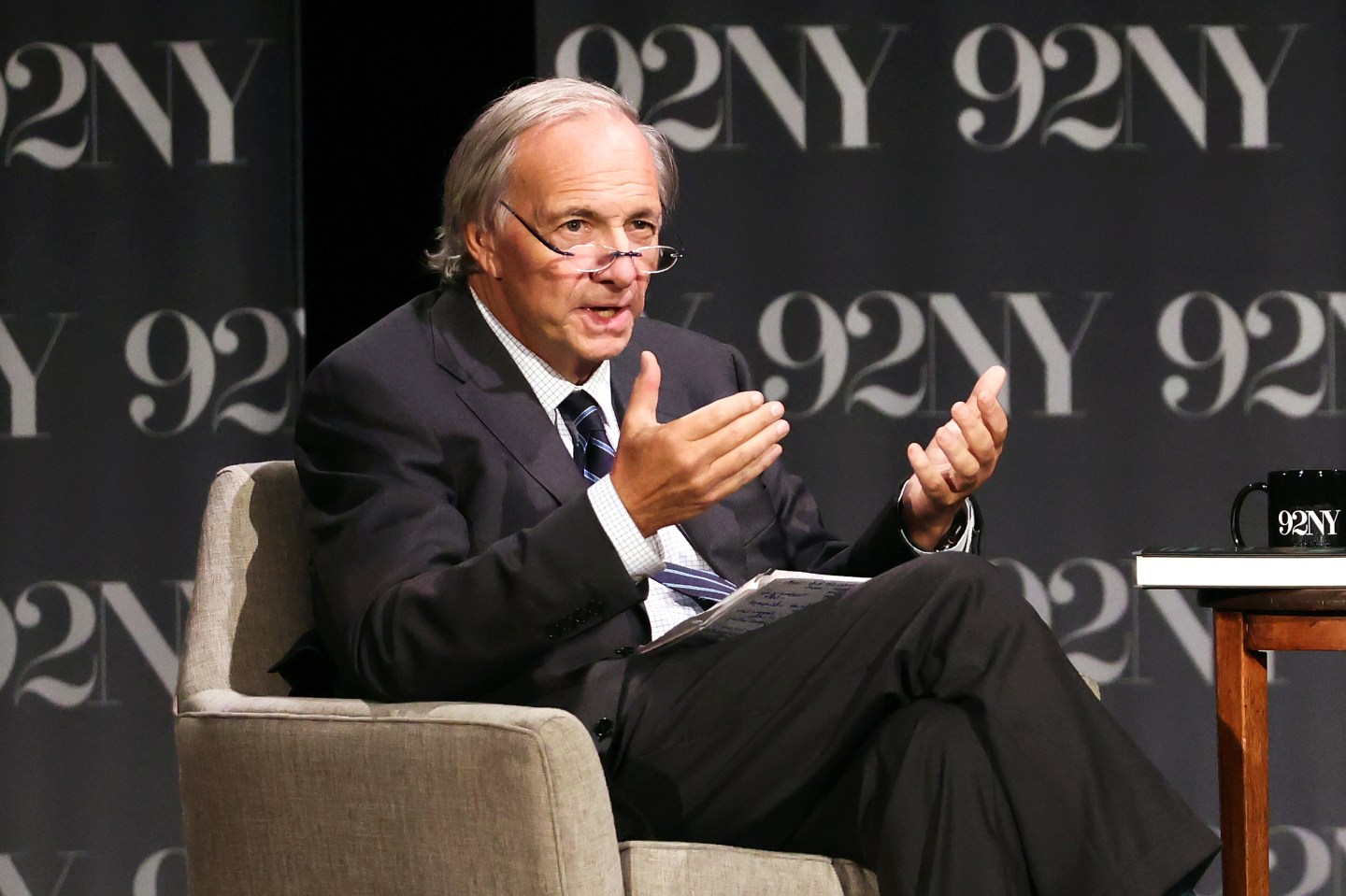 Ray Dalio at 92NY on September 19, 2022 in New York City.