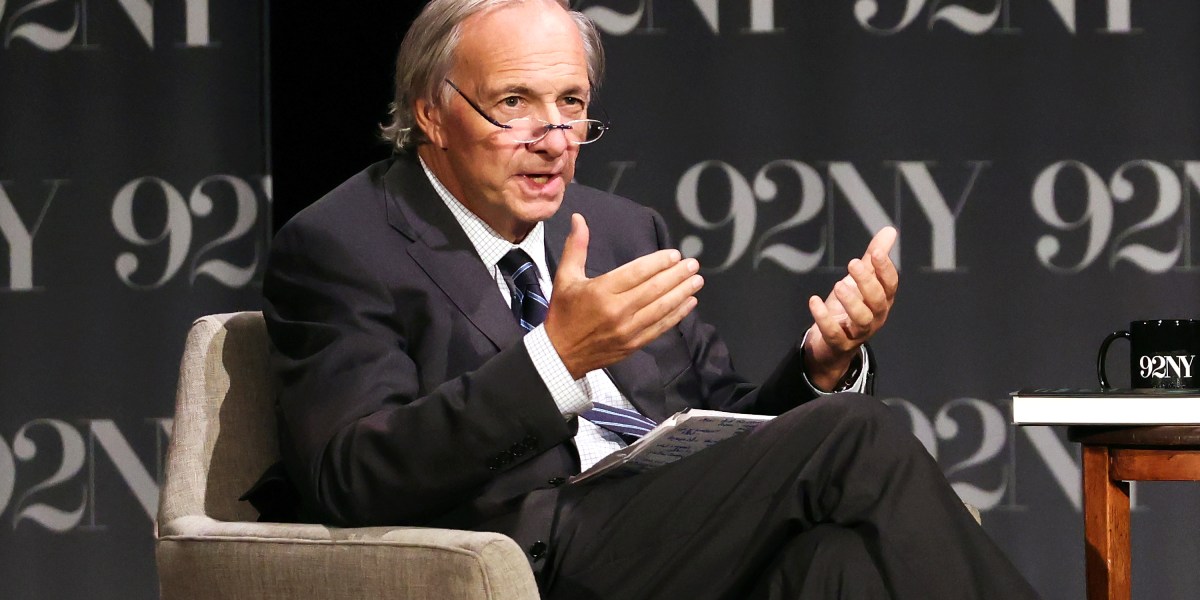 Legendary investor Ray Dalio says the stock market has further to fall ...