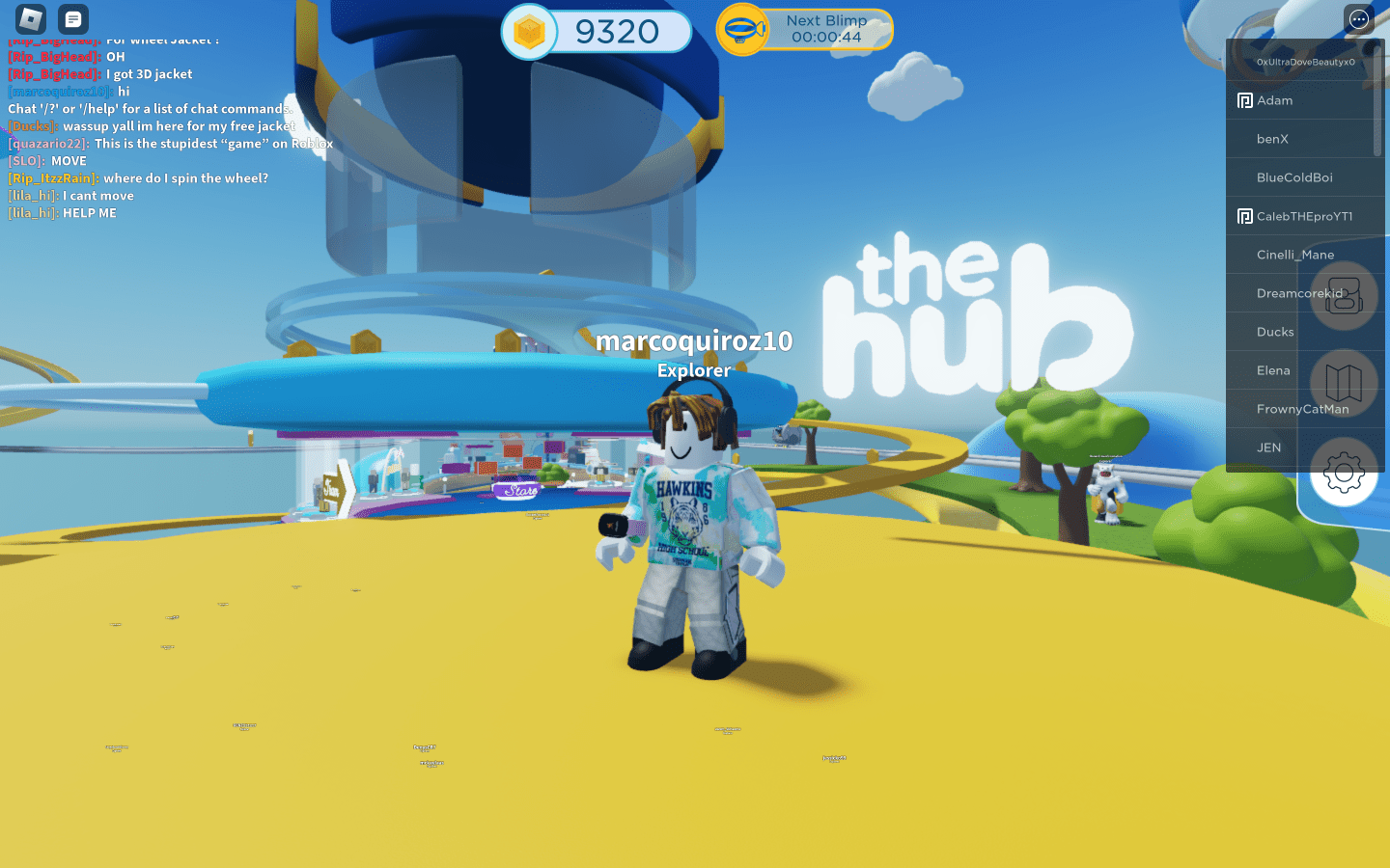 Avatar in Walmart's Roblox world