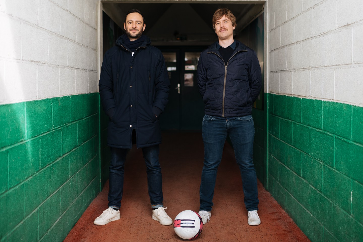 Sorare, founded in 2018 by CEO Nicolas Julia (left) and CTO Adrien Montfort, is launching an NBA-themed version of its trading card game this fall.