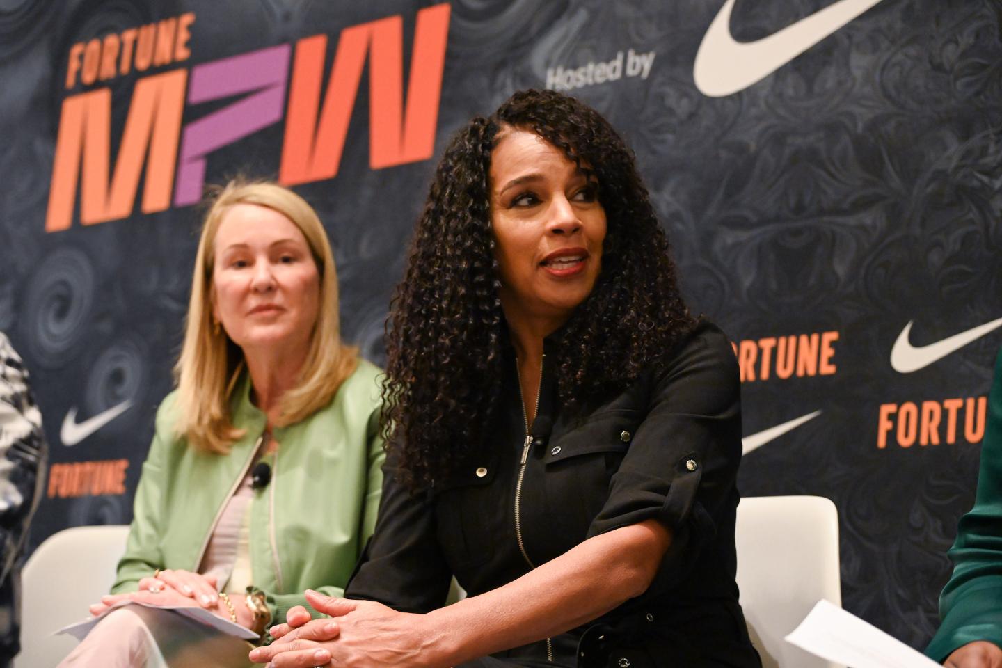 Executives from Nike, Adecco, and Elevance Health discuss the 50th anniversary of Title IX and how the business of sports is transforming at Fortune's Most Powerful Women summit in Laguna Niguel, Calif. October 10th, 2022.