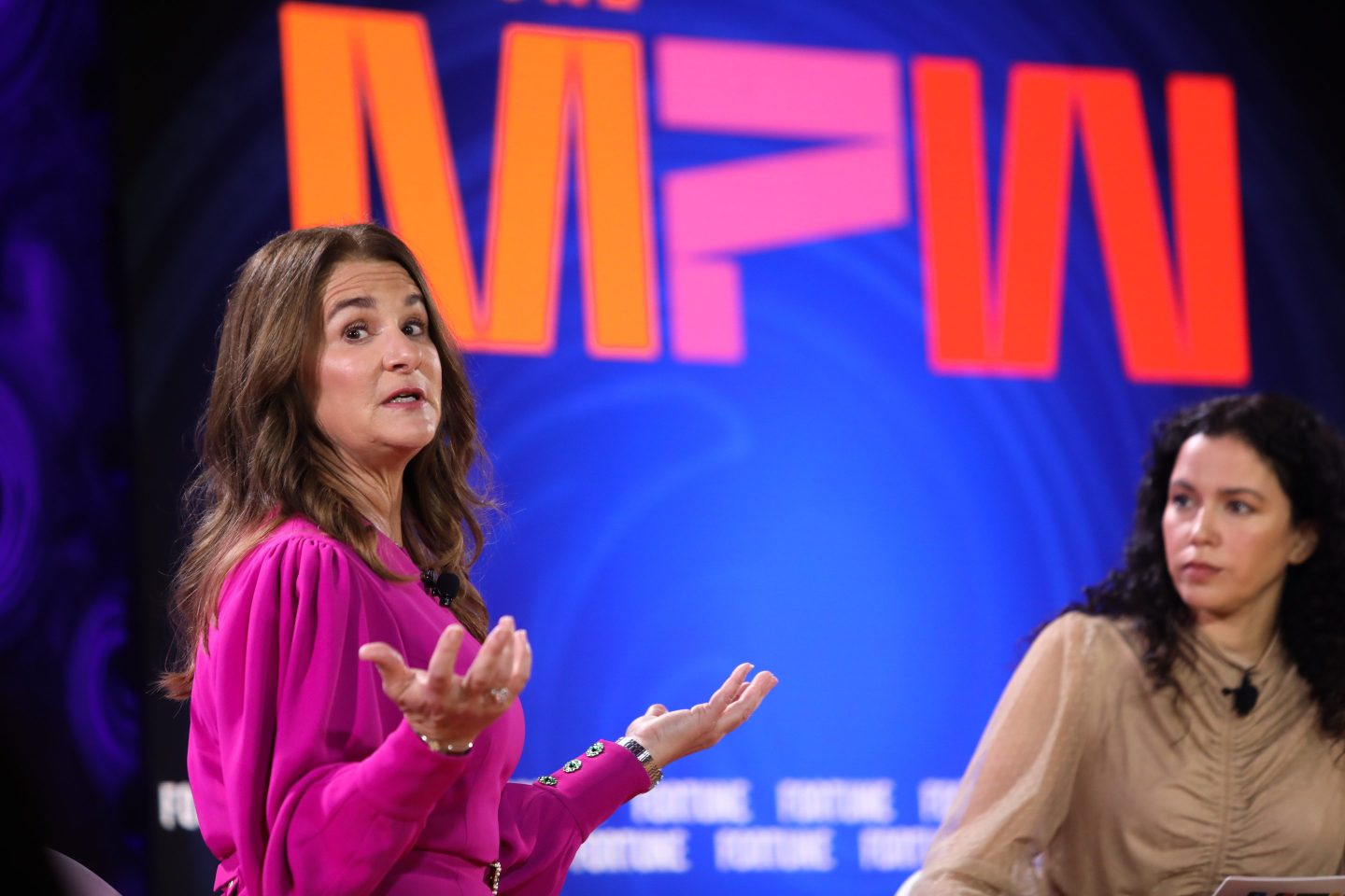 Melinda French Gates talks with Fortune’s Michal Lev-Ram at the 2022 MPW summit.