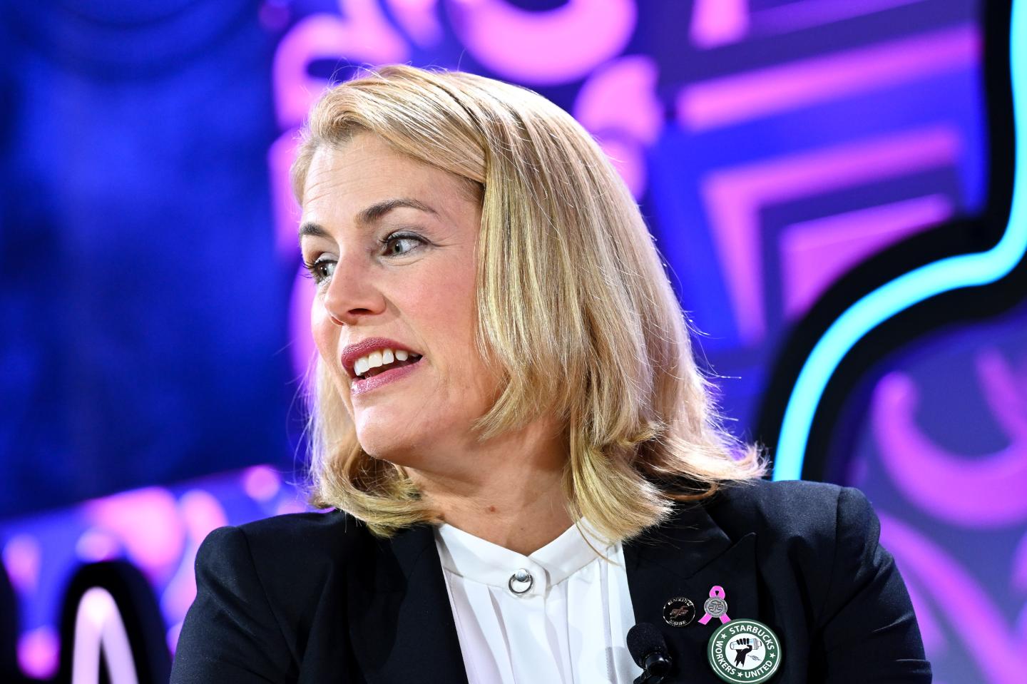 Union leader Sara Nelson has advice for the CEOs of Starbucks, Amazon: Ditch the union-busting
