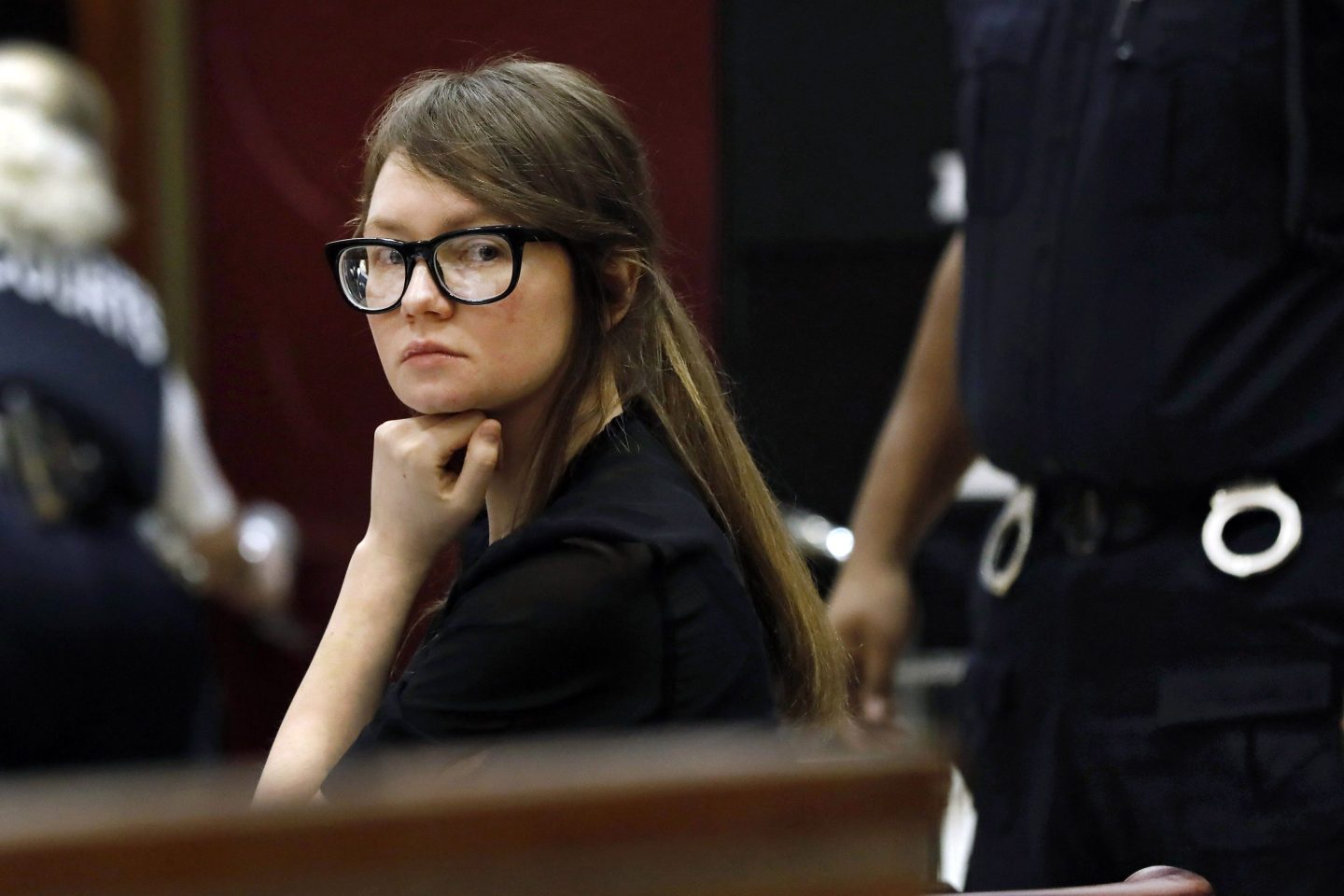 Anna Sorokin during her trial in New York in April 2019.