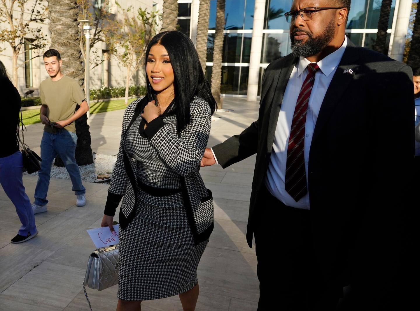 Cardi B gets heated in court over an explicit mixtape cover as judge clears court and lectures parties they were ‘unprofessional’