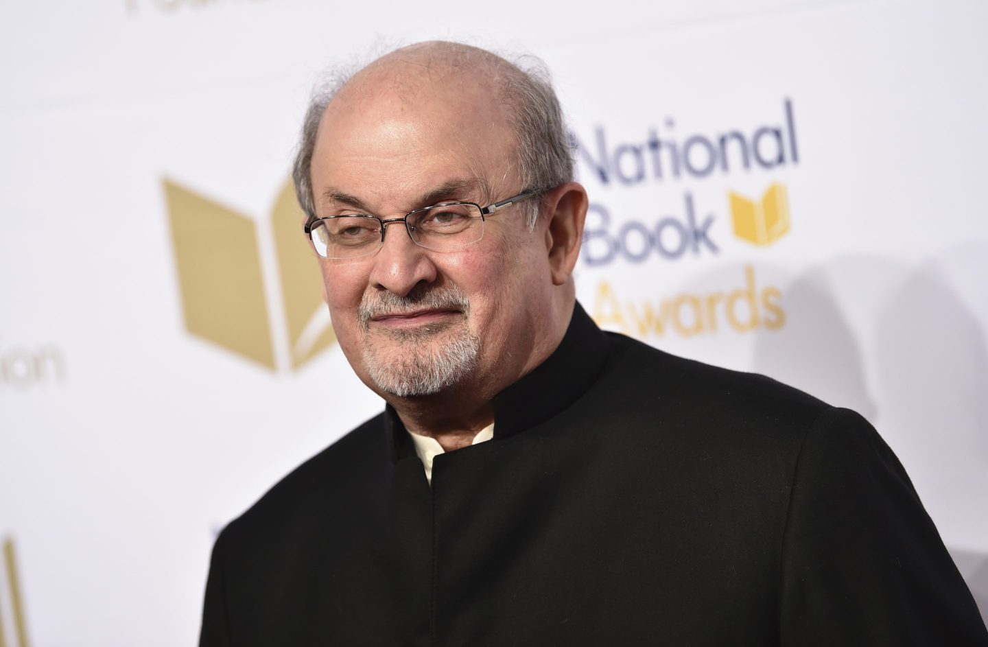 Salman Rushdie at a book awards ceremony in 2017.