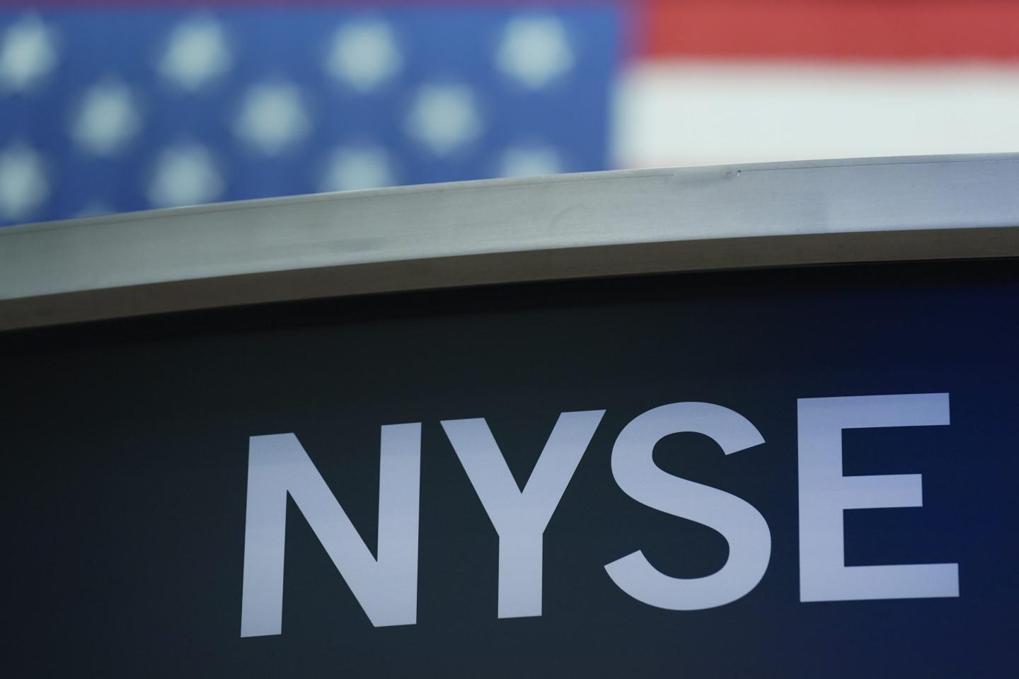 A sign for New York Stock Exchange
