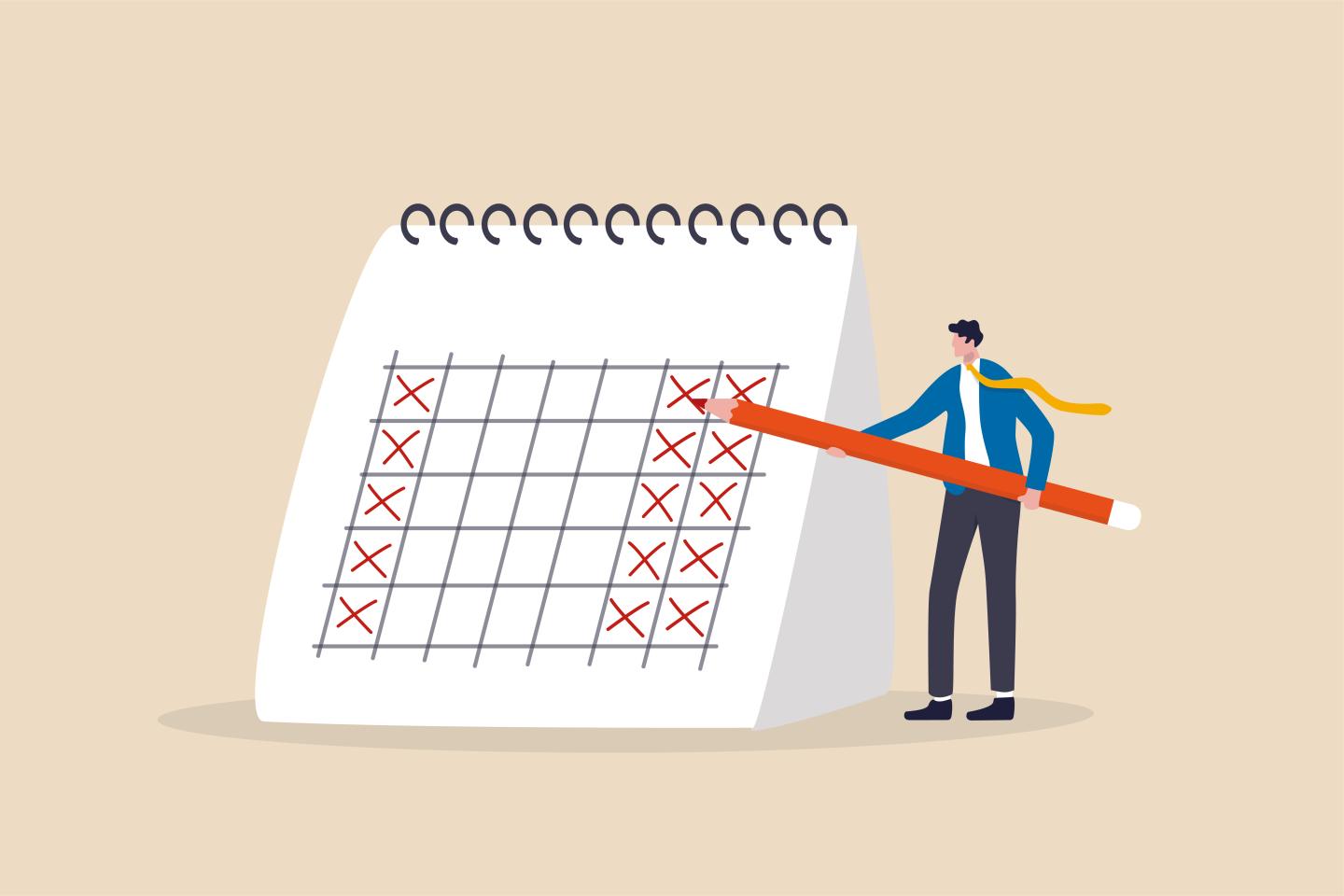4 day workweek illustration