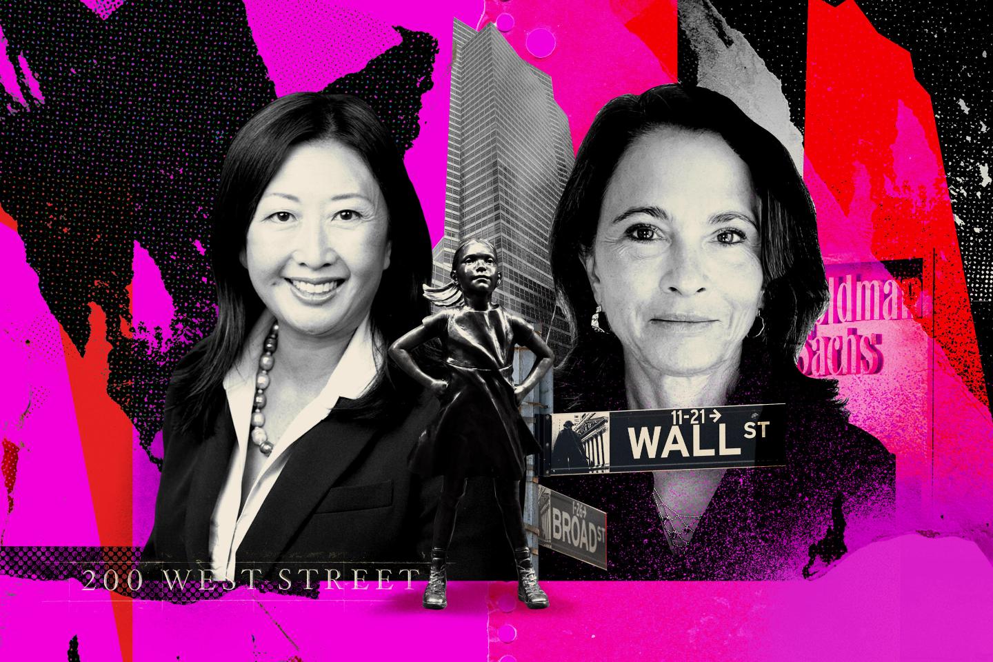 Two women who are suing Wall Street banks over sexual harassment