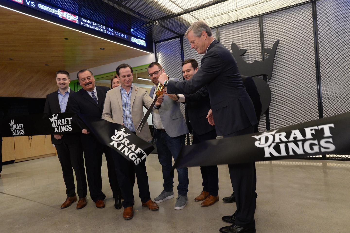 DraftKings opens a new headquarters in Boston in 2019.