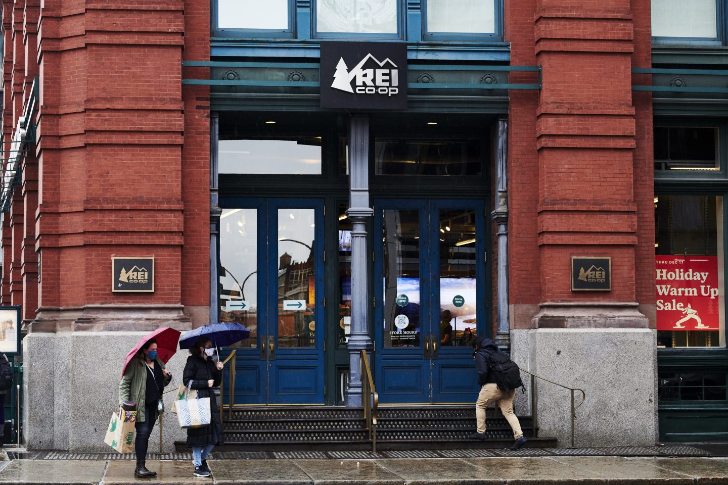 An REI store in the SoHo neighborhood of New York—it'll be closed on Black Friday.