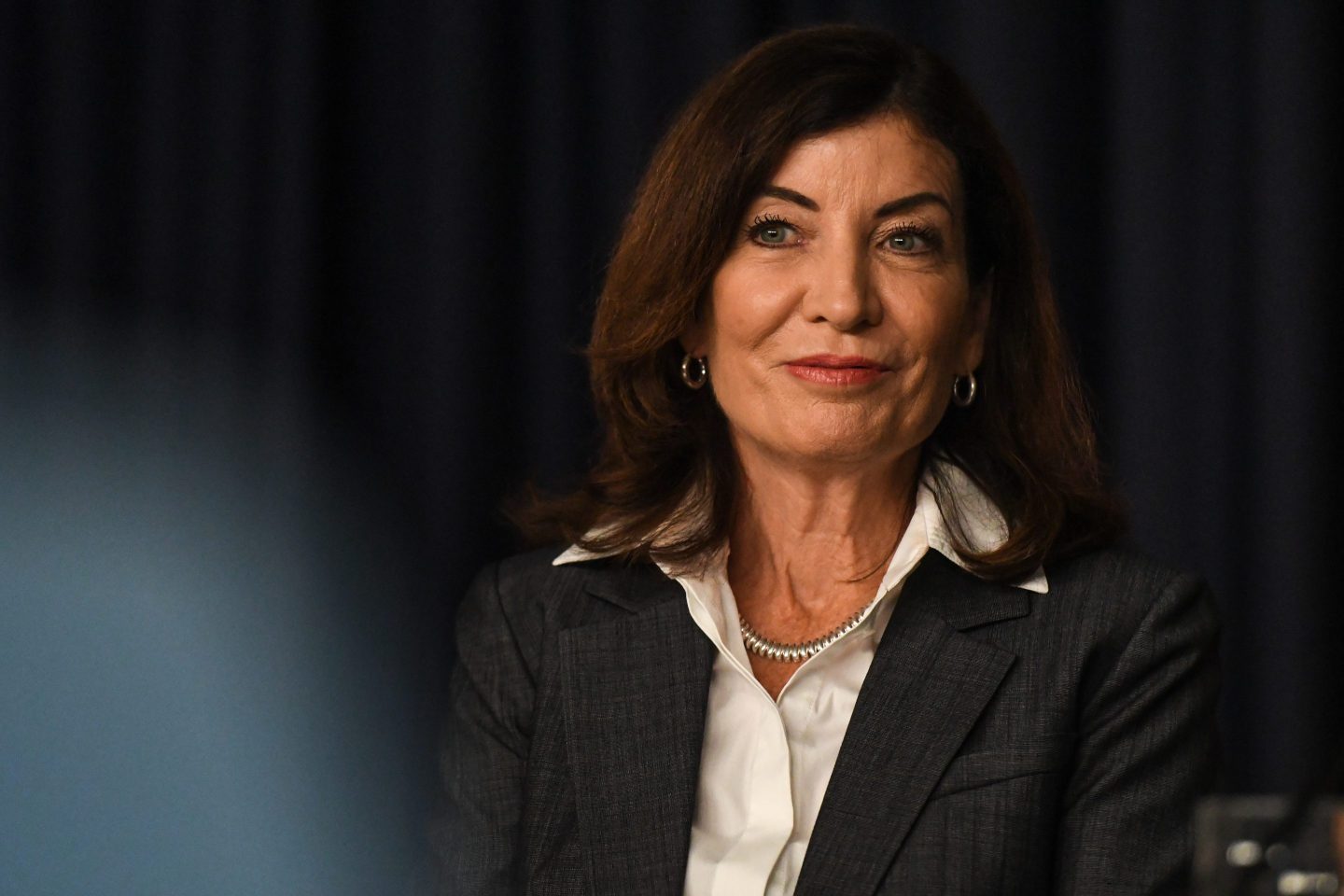 Governor Kathy Hochul is pictured