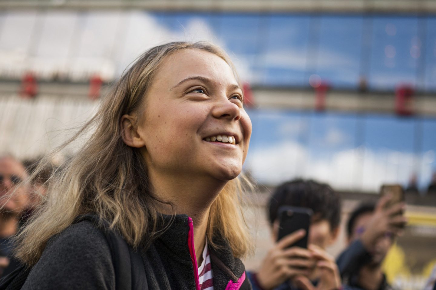 Swedish climate activist Greta Thunberg taking part in a 'Fridays for Future' movement protest in Stockholm, Sweden on September 9, 2022.