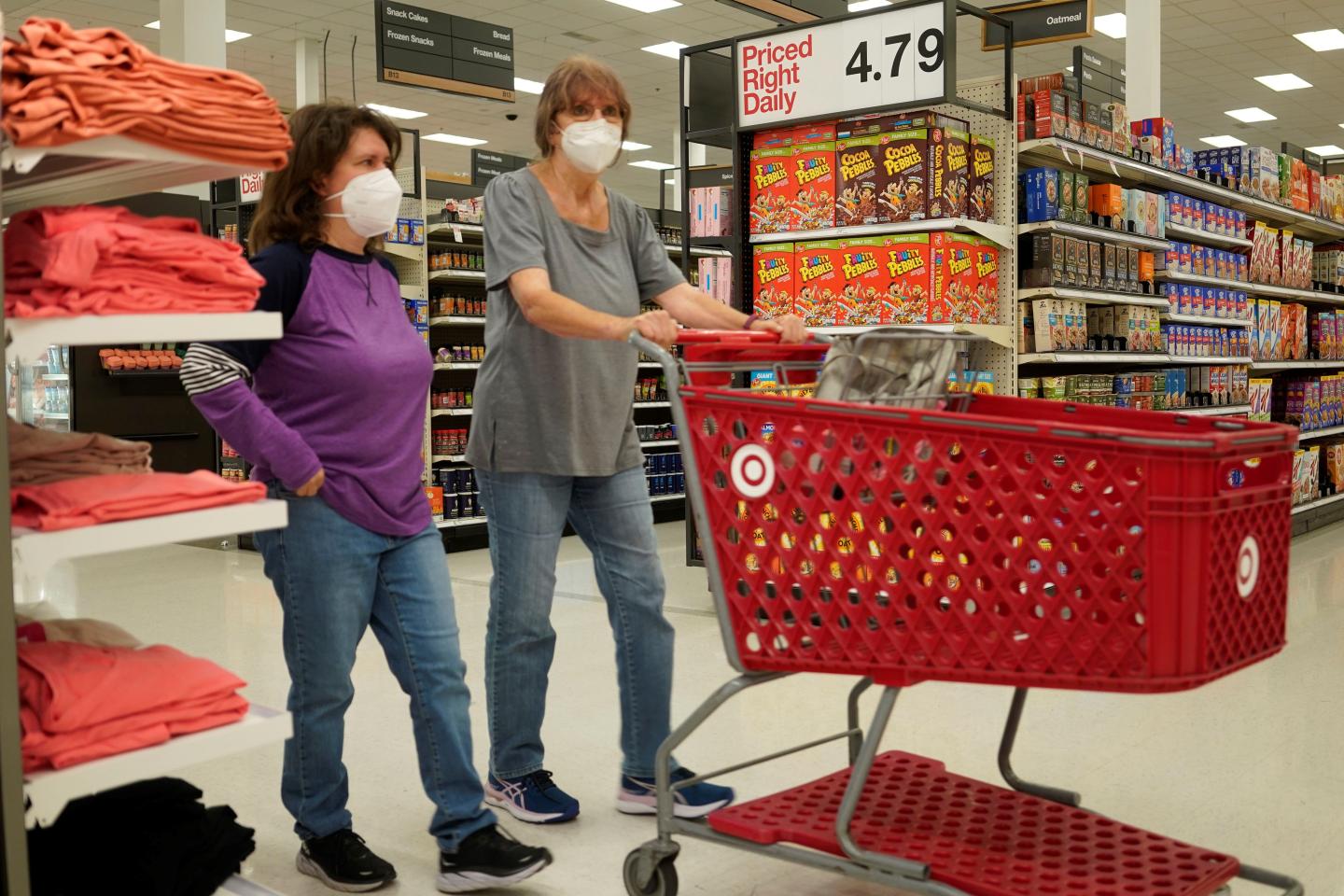 Women shopping.