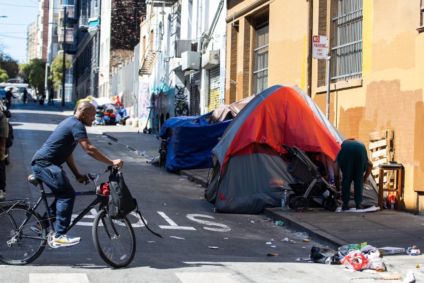 Homeless people in San Francisco