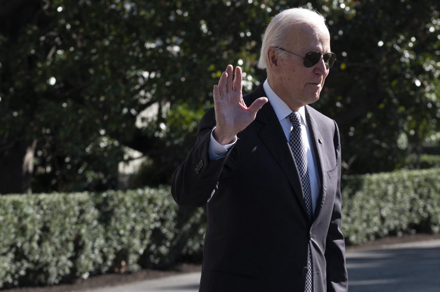 Biden outside at the White House