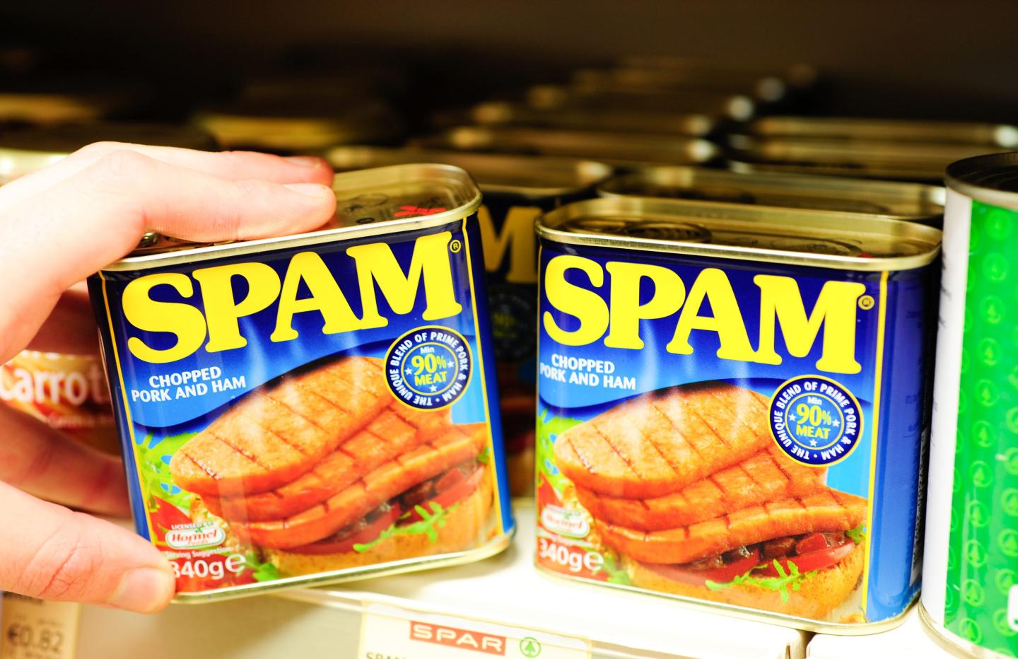 A can of Spam