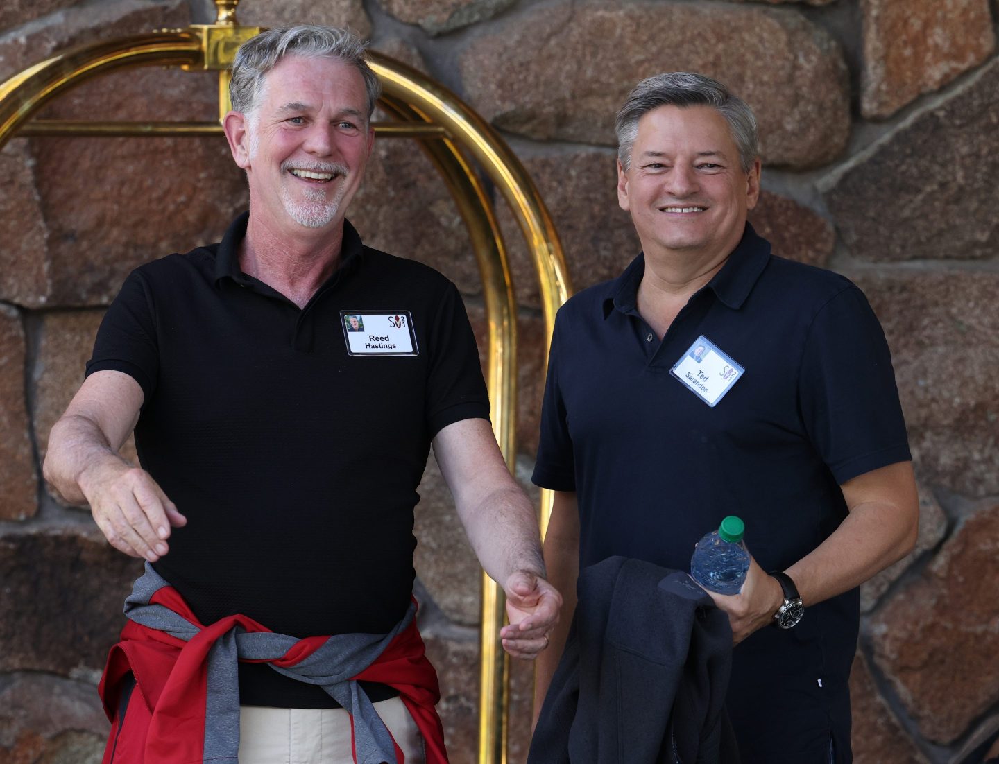 Reed Hastings and Ted Sarandos.