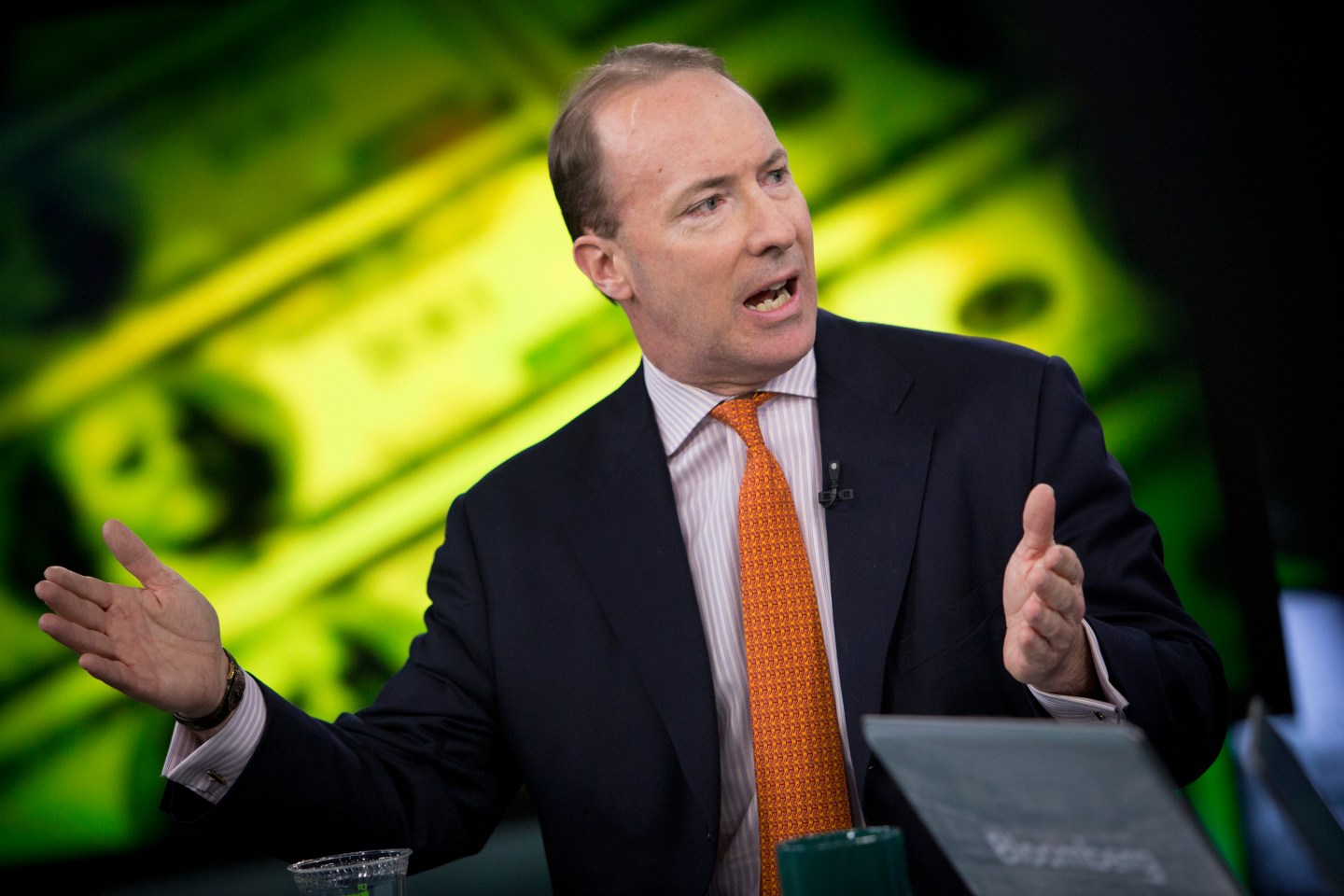 Clarke Murphy, president and chief executive officer of Russell Reynolds Associates Inc., speaks during an interview in New York, U.S., on Tuesday, March 19, 2013.