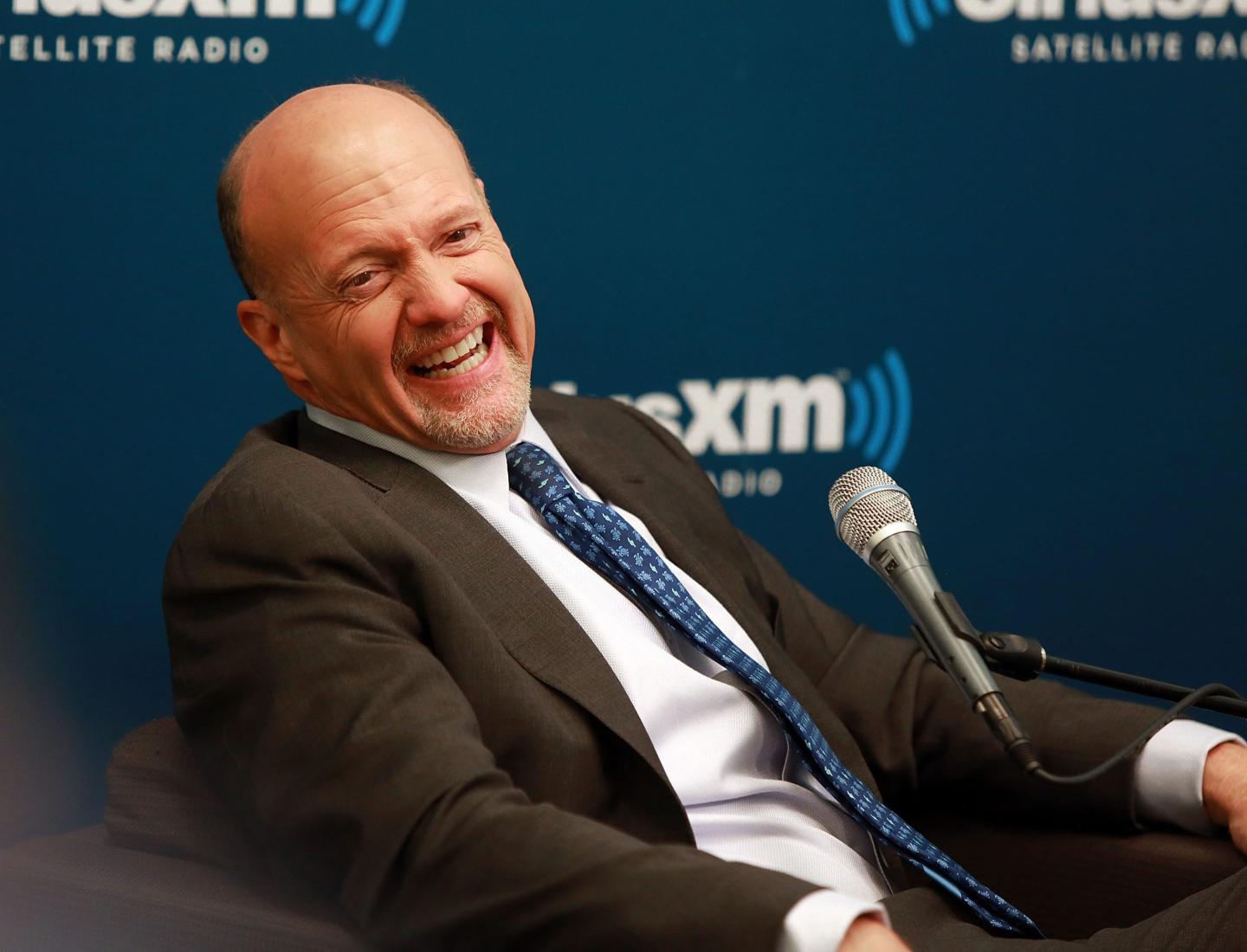 Jim Cramer during SiriusXM's 'Town Hall' series last month.