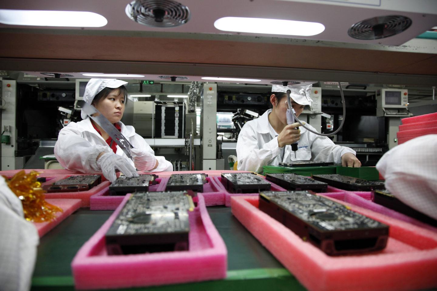 Foxconn has locked down its plant in Zhengzhou.