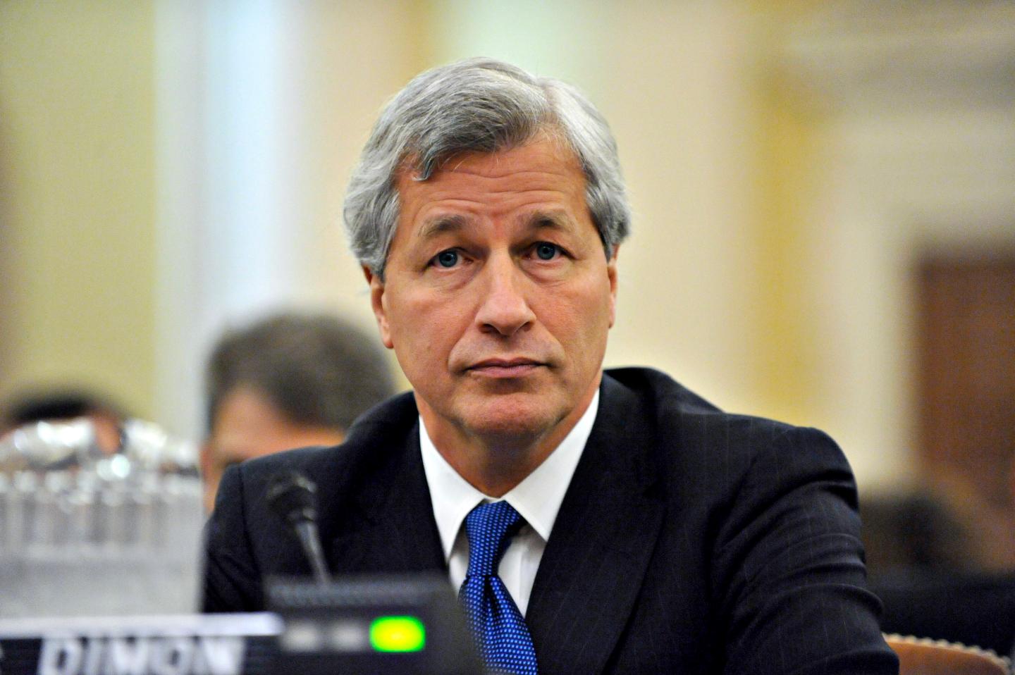 Shot of Jamie Dion testifying at a congressional enquiry in 2010