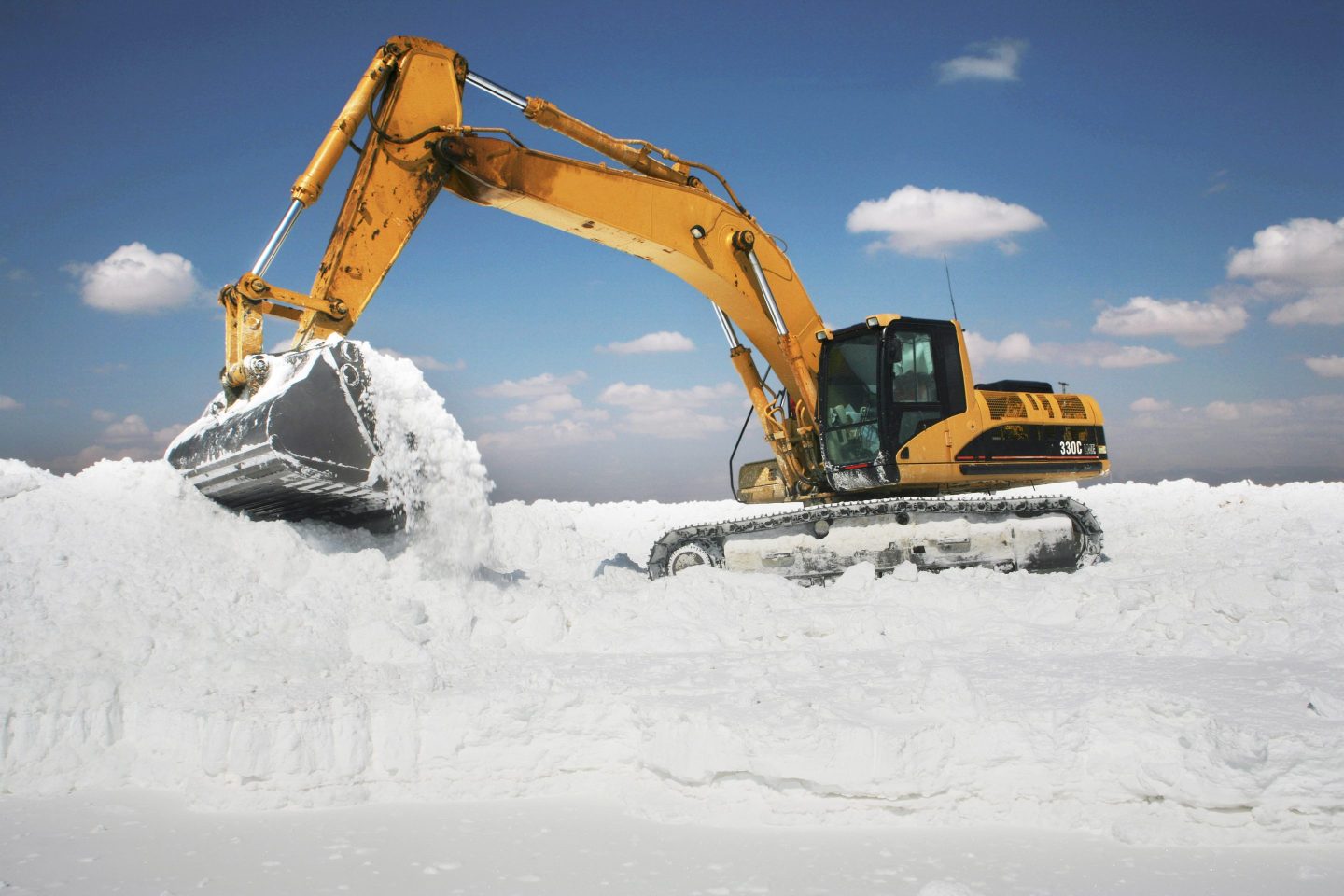 Rich in lithium: The Salar de Atacama in Chile.