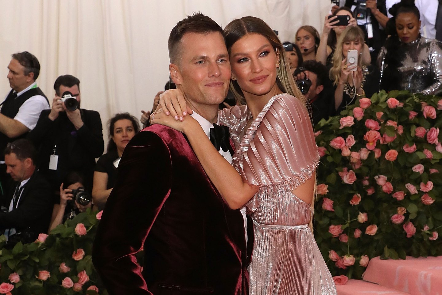 Gisele Bundchen and Tom Brady attend the 2019 Met Gala in New York City.