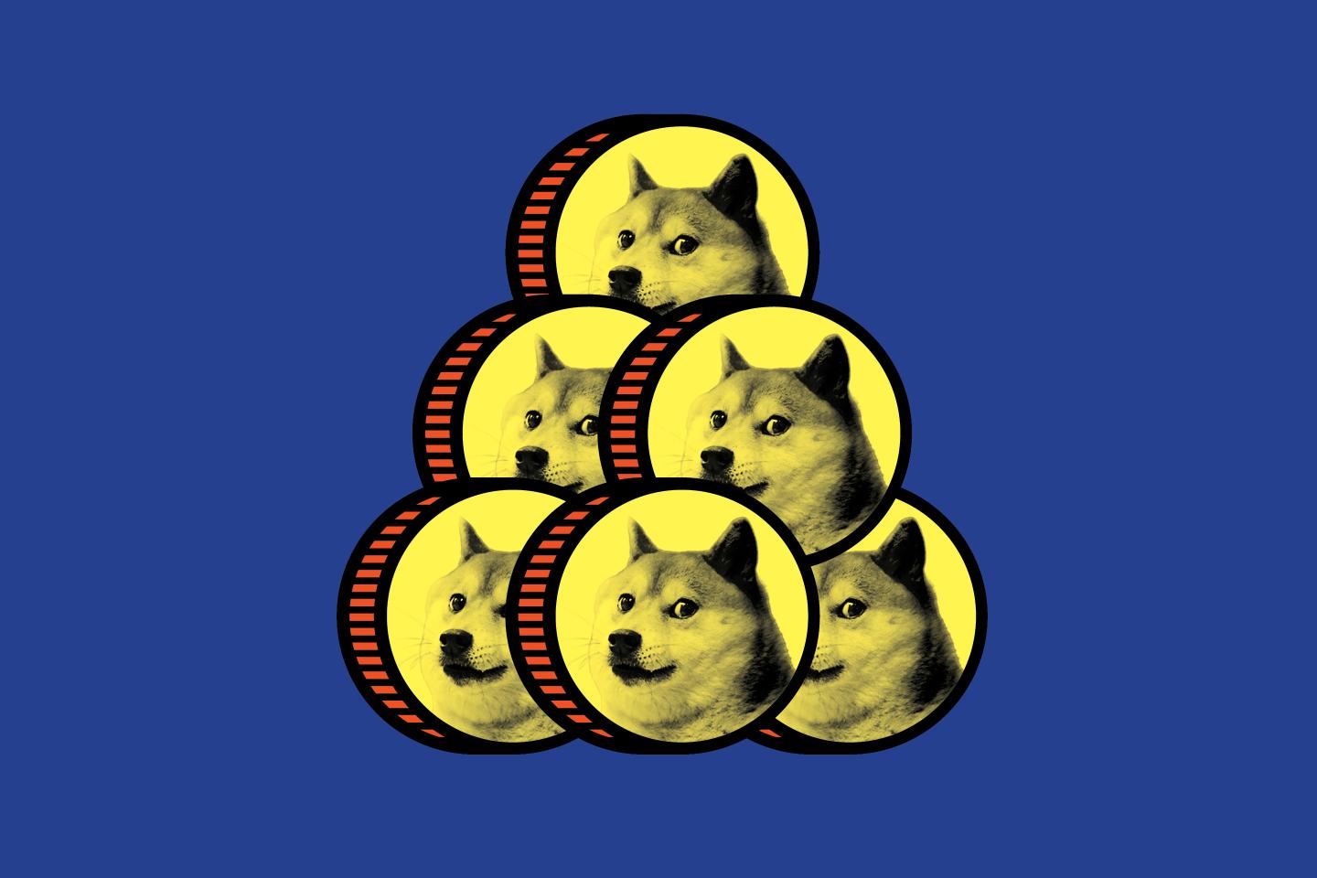 Pile of Dogecoins