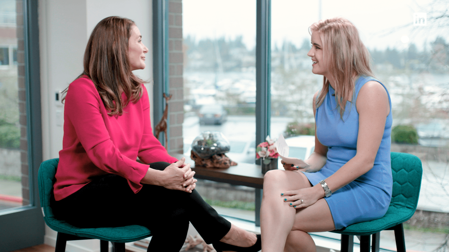 Caroline Fairchild interviews Melinda French Gates in Jan 2018.
