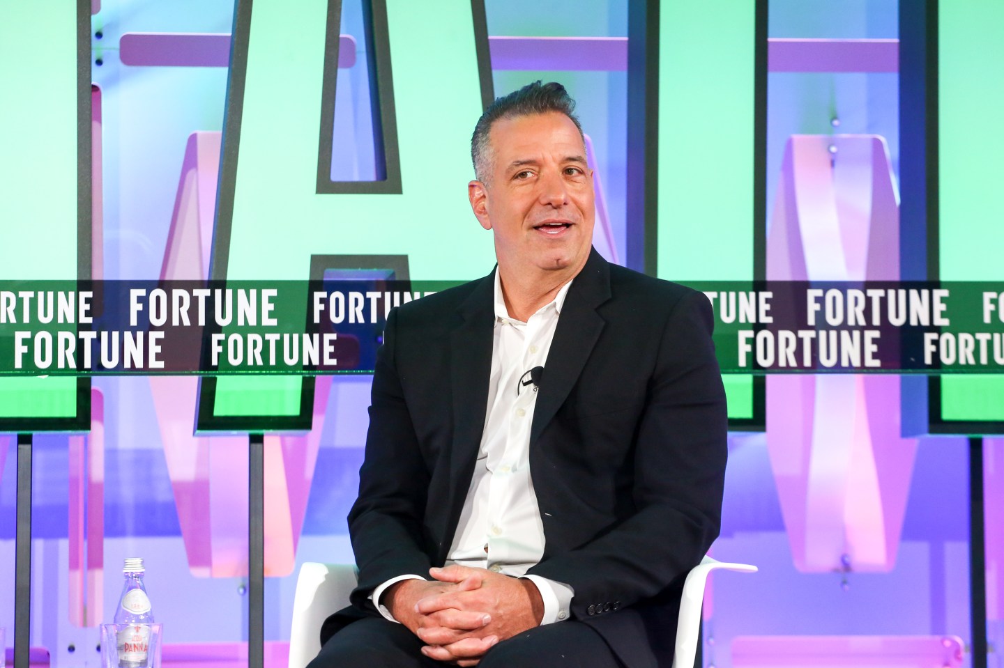 Marc D’Amelio, CEO of D'Amelio Brands, speaks at Coins2Day's CEO Initiative summit in Palm Beach, Fla. on November 3, 2022.