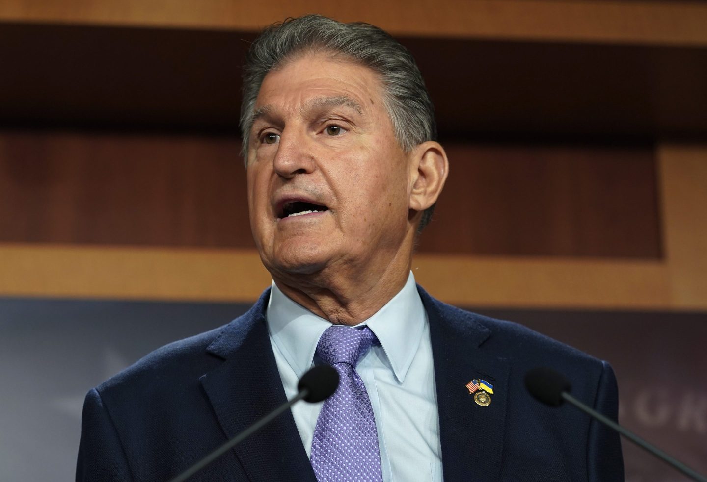 Sen. Joe Manchin in September at the Capitol.