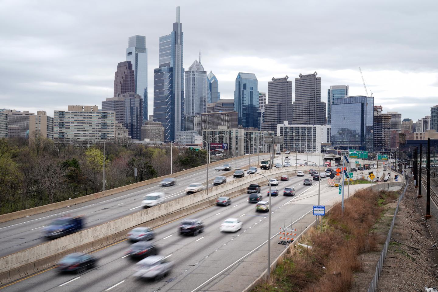 Cars on highway