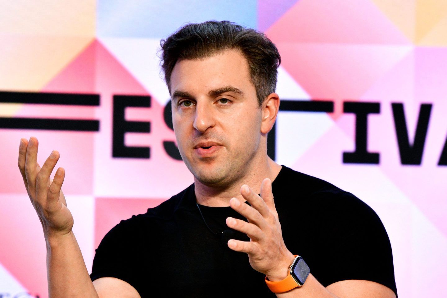 Brian Chesky at Fast Company Innovation Festival.