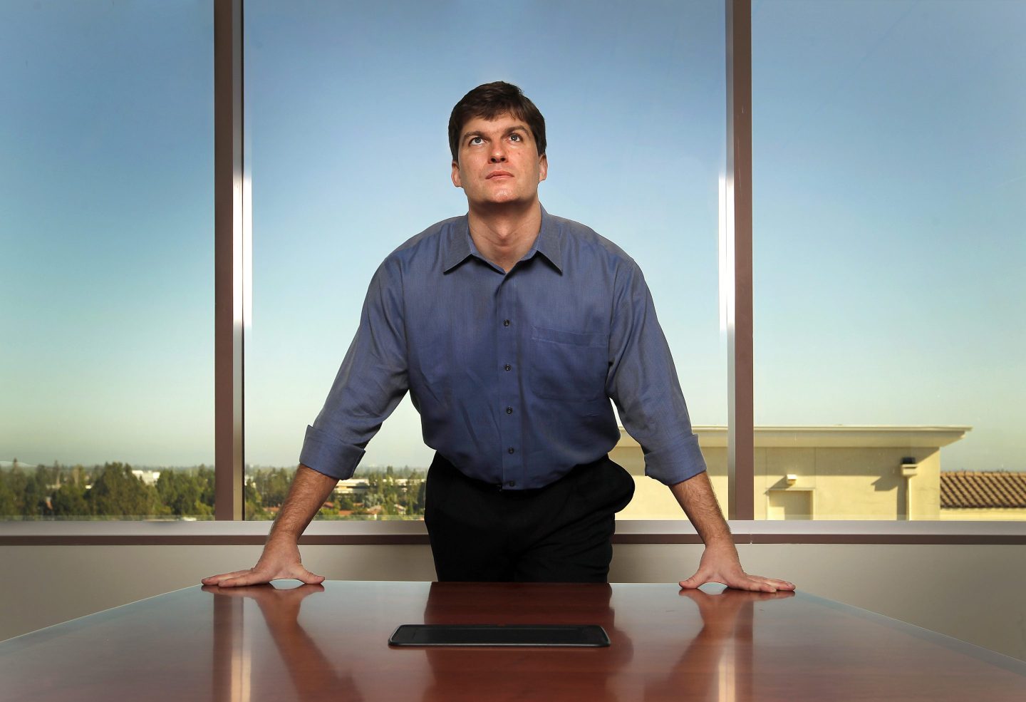 Michael Burry, head of Scion Asset Management, poses for a portrait in Cupertino, California, U.S., on Monday, Sept. 6, 2010.
