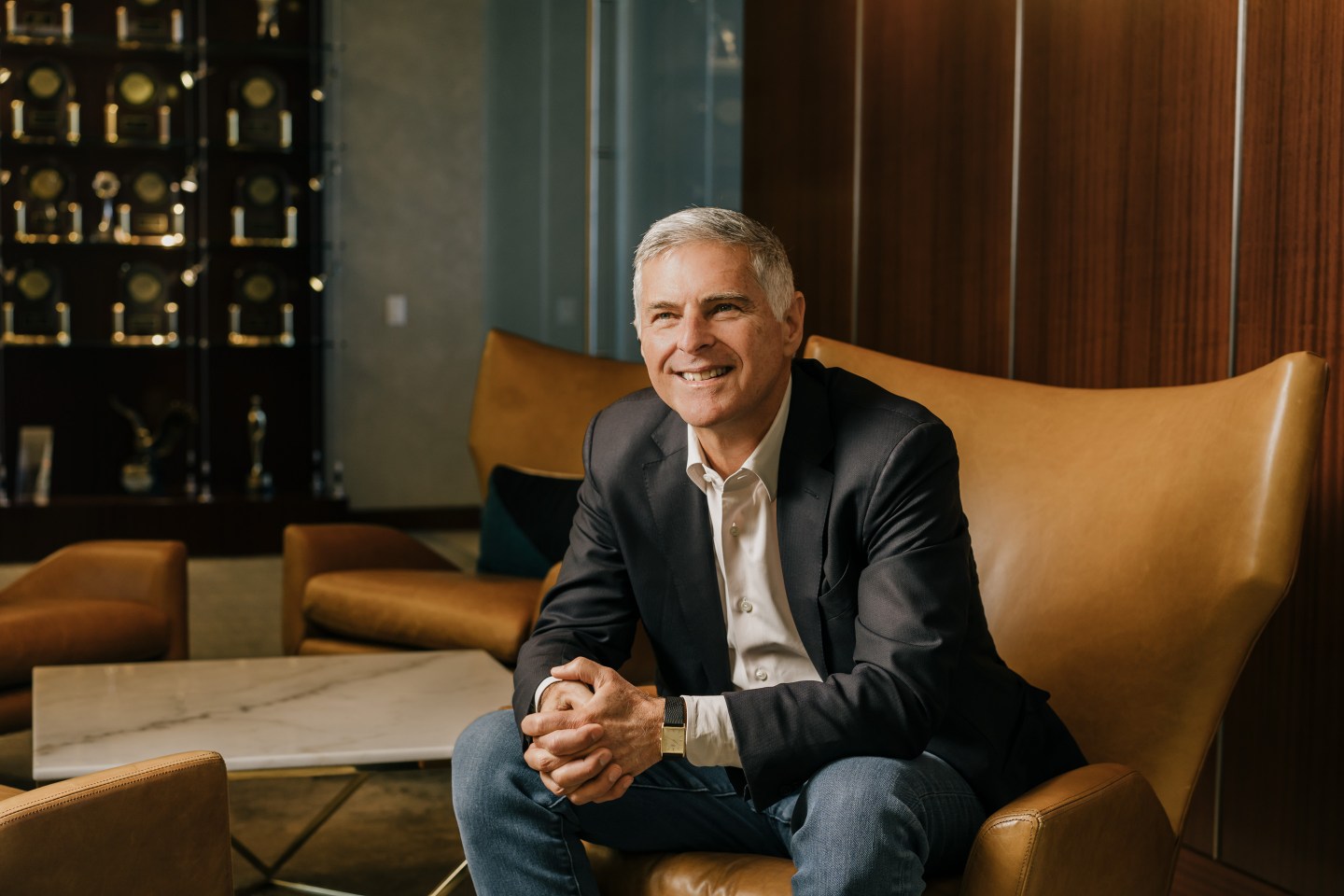 Hilton President and CEO Chris Nassetta at the Hilton headquarters in McLean, Va., on Nov. 9, 2022.