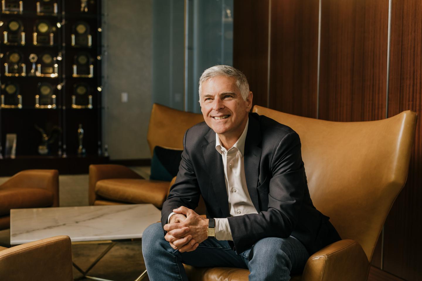Hilton President and CEO Chris Nassetta at the Hilton headquarters in McLean, Va., on Nov. 9, 2022.
