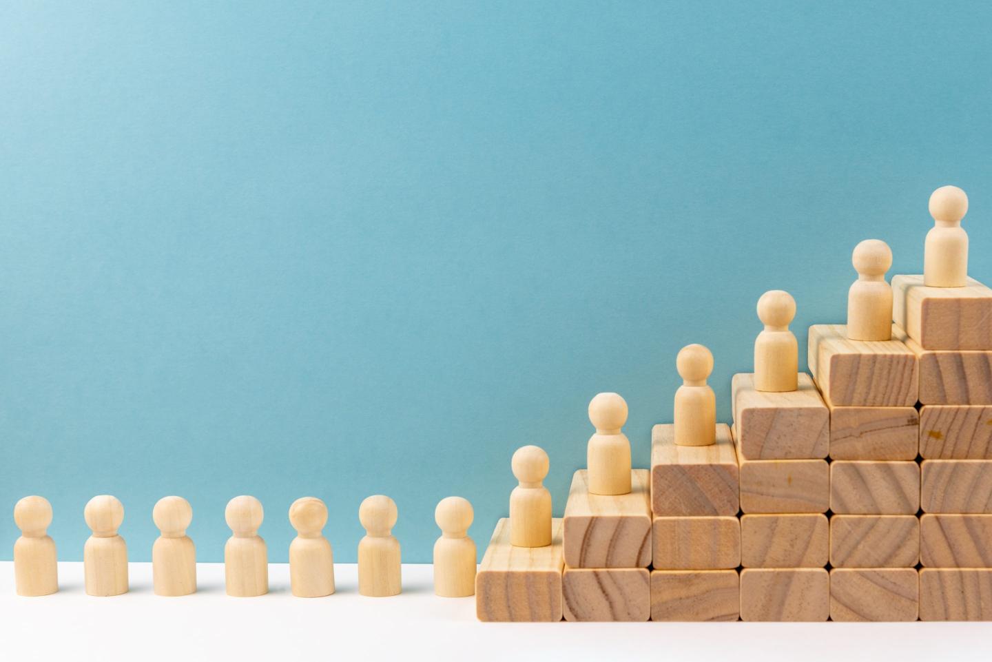 Career advancement illustration